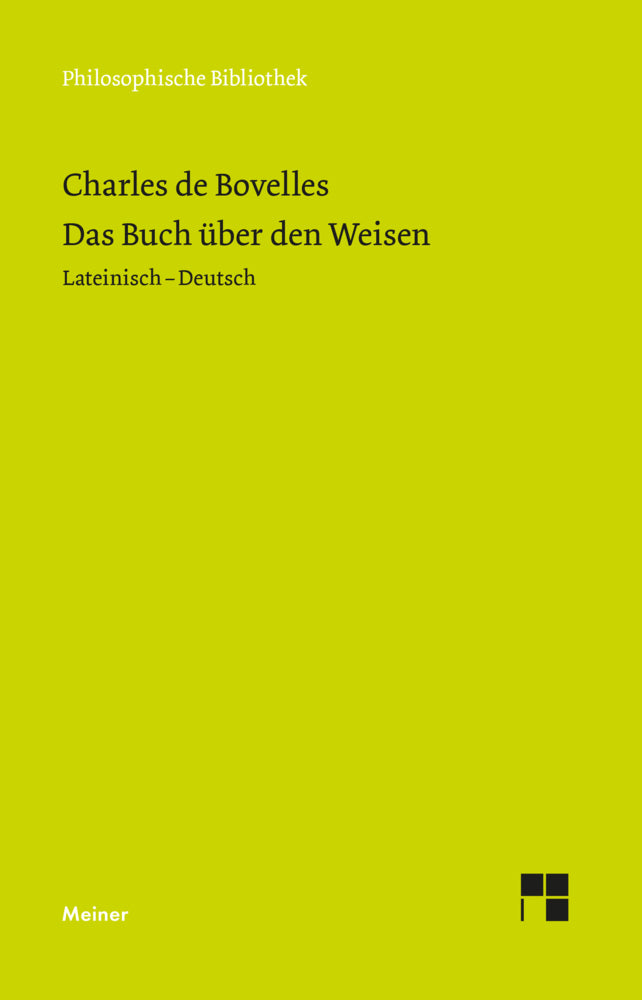 Das Buch über den Weisen (Charles De Bovelles)