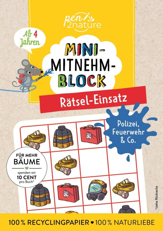Mini-Mitnehm-Block Rätsel-Einsatz (Pen2Nature)