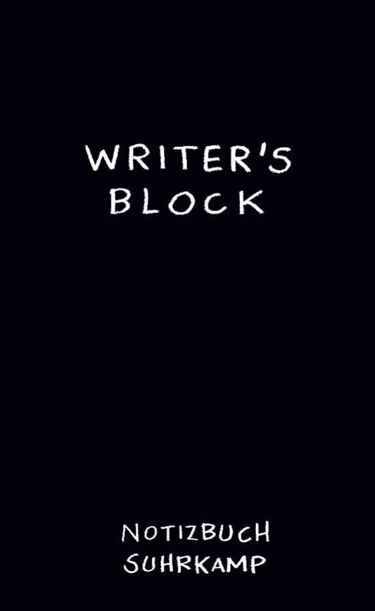 Notizbuch »Writer's Block« (Suhrkamp Verlag)