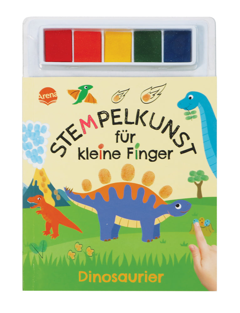Stempelkunst für kleine Finger. Dinosaurier (Hinkler)