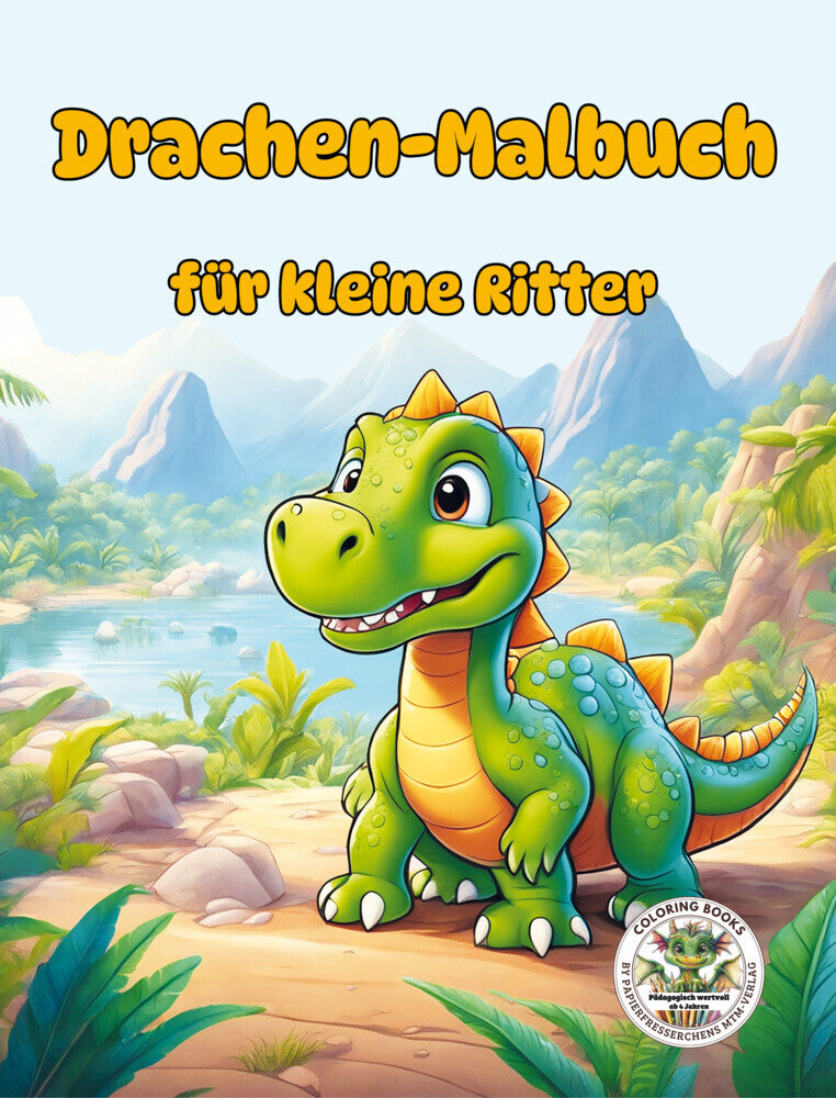 Drachen-Malbuch für kleine Ritter (Nanja Holland)