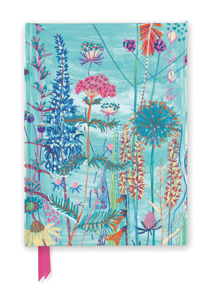 Premium Notizbuch DIN A5: Lucy Innes Williams, Blaues Gartenhaus (Flame Tree Publishing)