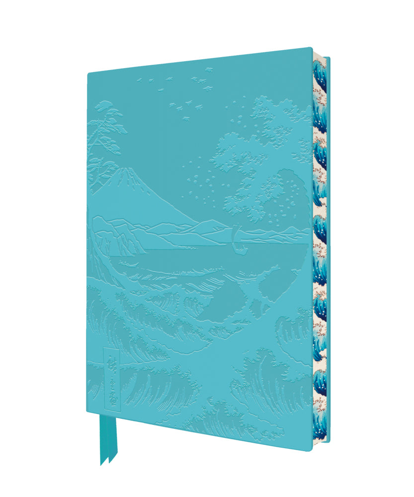 Exquisit Premium Notizbuch DIN A5: Utagawa Hiroshige, Das Meer bei Satta (Flame Tree Publishing)
