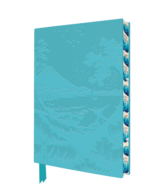 Exquisit Premium Notizbuch DIN A5: Utagawa Hiroshige, Das Meer bei Satta (Flame Tree Publishing)