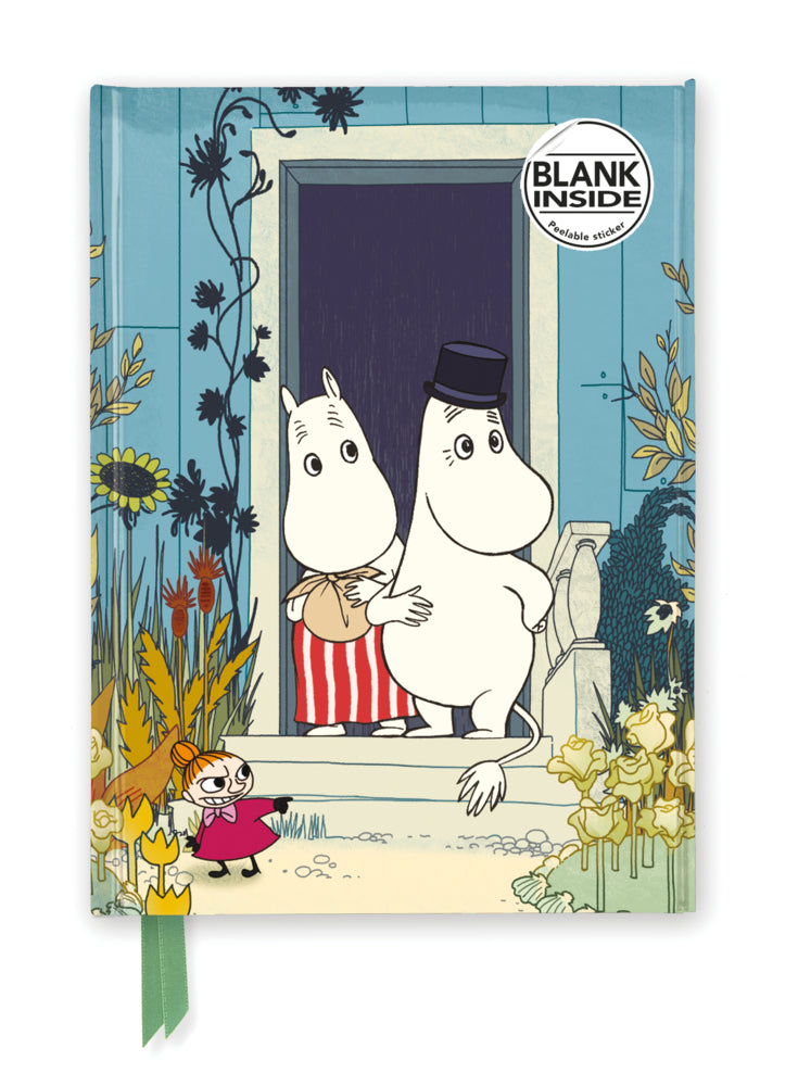 Premium Notizbuch Blank DIN A5: Tove Jansson, Die Mumins an der Riviera (Flame Tree Publishing)