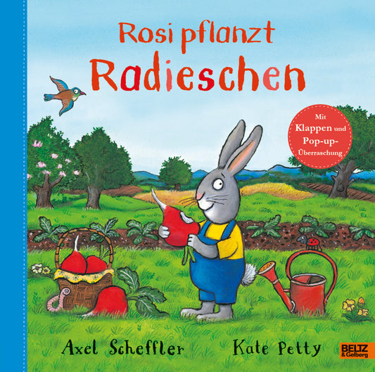 Rosi pflanzt Radieschen (Axel Scheffler)
