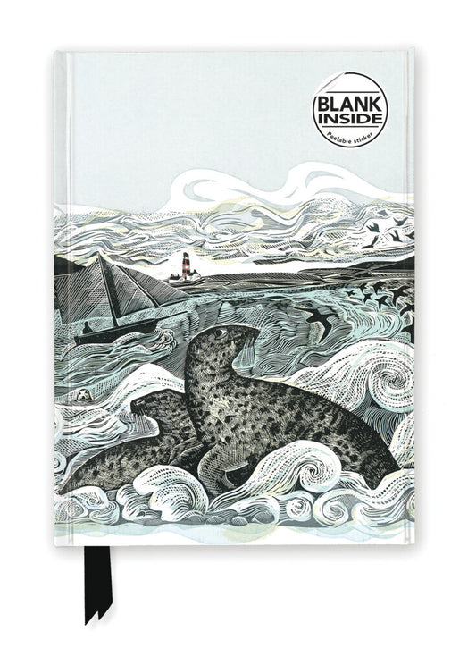 Premium Notizbuch Blank DIN A5: Angela Harding, Das Lied der Seehunde (Flame Tree Publishing)