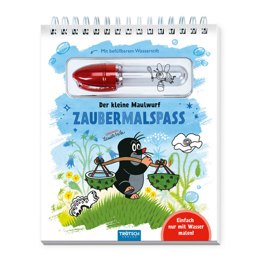 Trötsch Der kleine Maulwurf Zaubermalspaß mit Wasserstift Malblock (Trötsch Verlag)