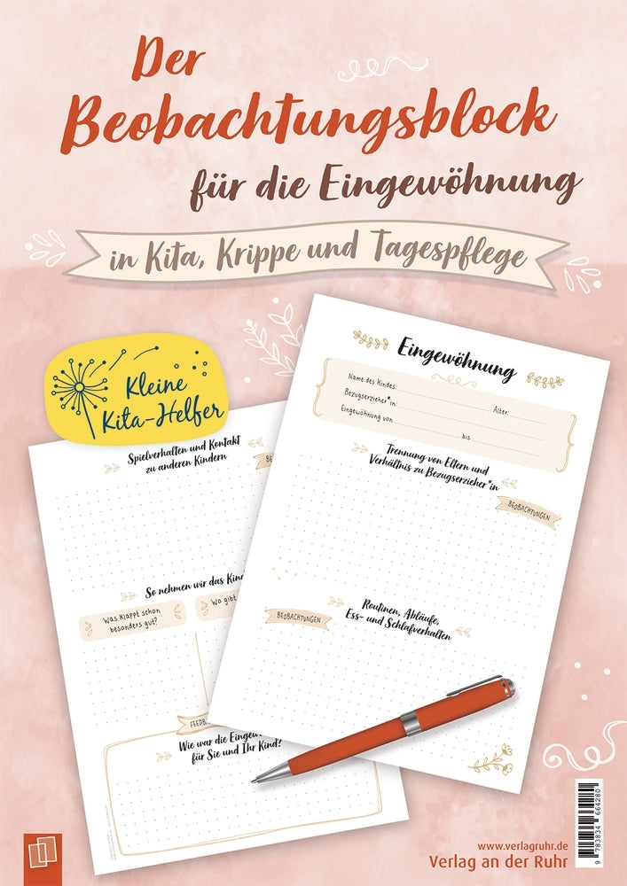 Beobachtungsblock für die Eingewöhnung