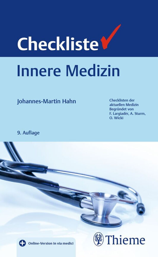 Checkliste Innere Medizin (Johannes-Martin Hahn)