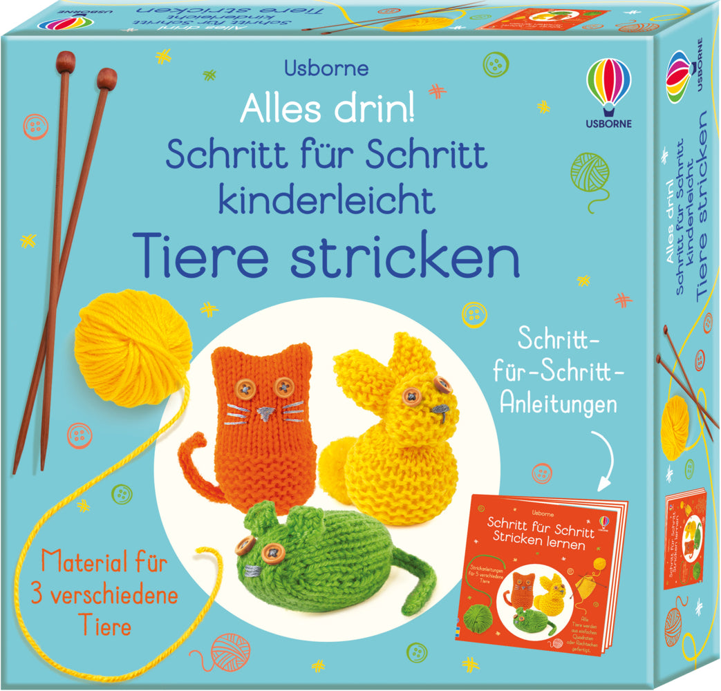 Alles drin! Schritt für Schritt kinderleicht Tiere stricken (Sarah Hull)