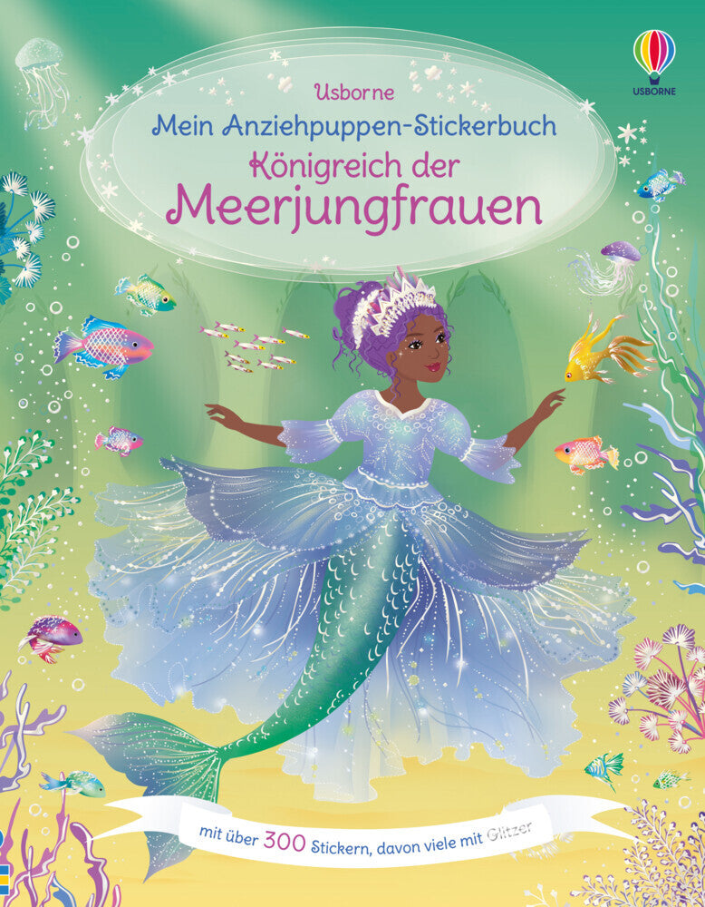 Mein Anziehpuppen-Stickerbuch: Königreich der Meerjungfrauen (Fiona Watt)