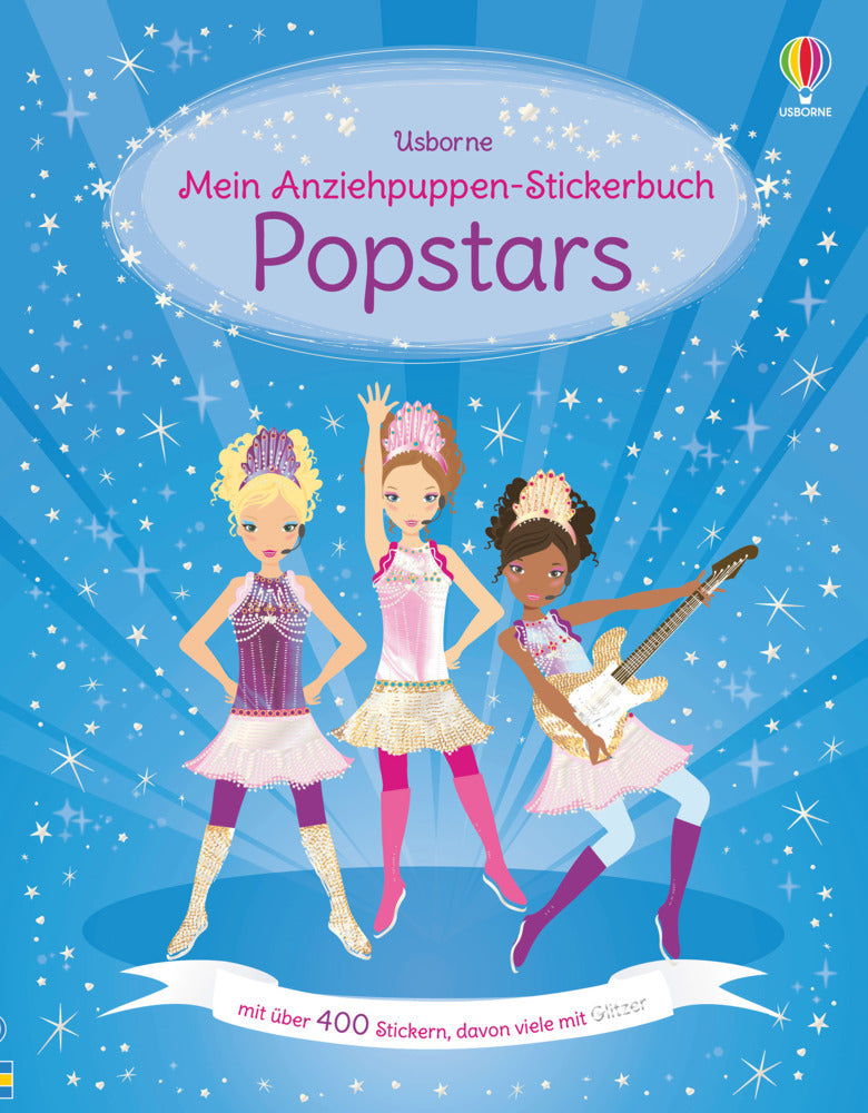 Mein Anziehpuppen-Stickerbuch: Popstars (Lucy Bowman)