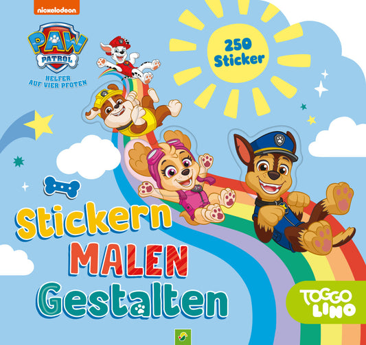 PAW Patrol Stickern, Malen, Gestalten (Schwager & Steinlein Verlag)