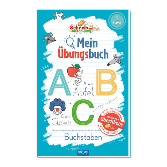 Trötsch Mein Übungsbuch Schreib und wisch weg Buchstaben (Trötsch Verlag Gmbh & Co.Kg)