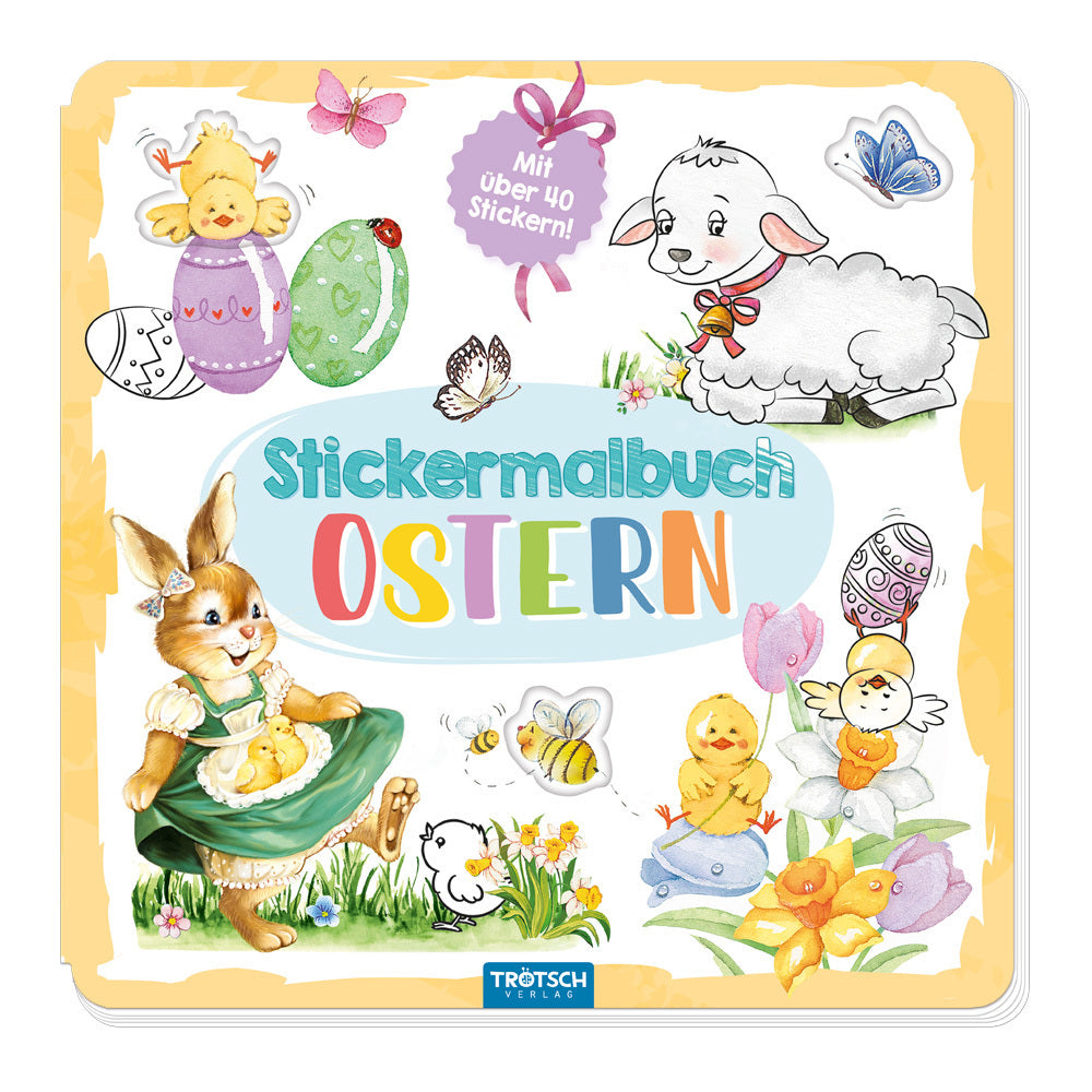 TRÖTSCH - Stickermalbuch Ostern (Trötsch Verlag Gmbh & Co.Kg)