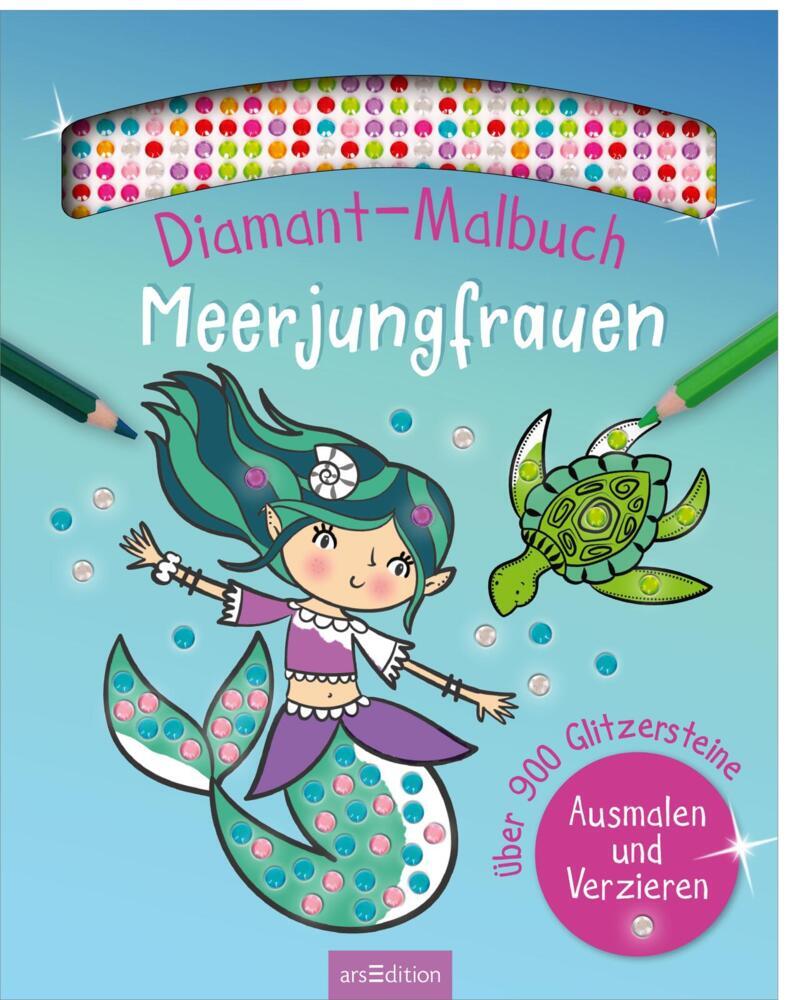 Diamant-Malbuch Meerjungfrauen