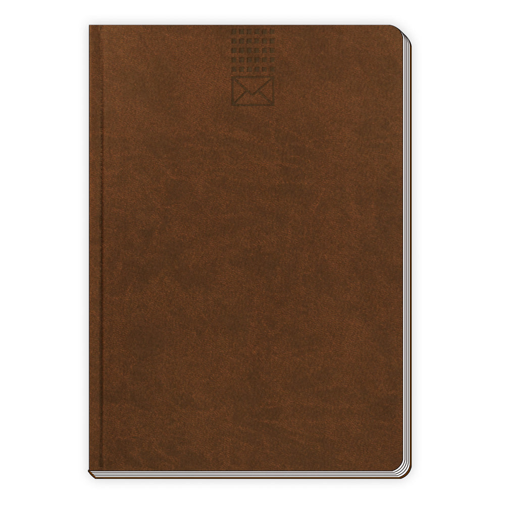 Trötsch Adressbuch Soft Touch A5 Braun (Trötsch Verlag)
