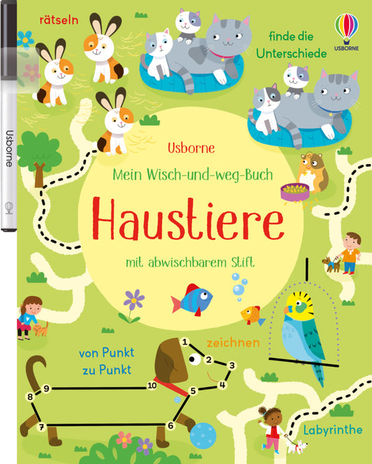 Mein Wisch-und-weg-Buch: Haustiere (Kirsteen Robson)