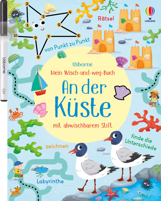 Mein Wisch-und-weg-Buch: An der Küste (Kirsteen Robson)