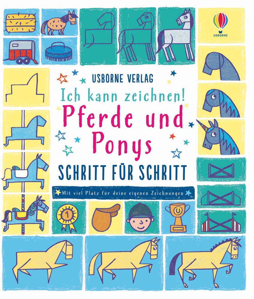 Ich kann zeichnen! Pferde und Ponys (Fiona Watt)