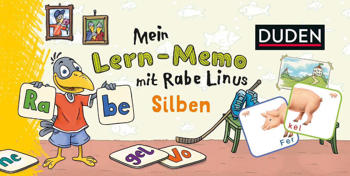 Mein Lern-Memo mit Rabe Linus - Silben (Kinderspiel) (Dorothee Raab)