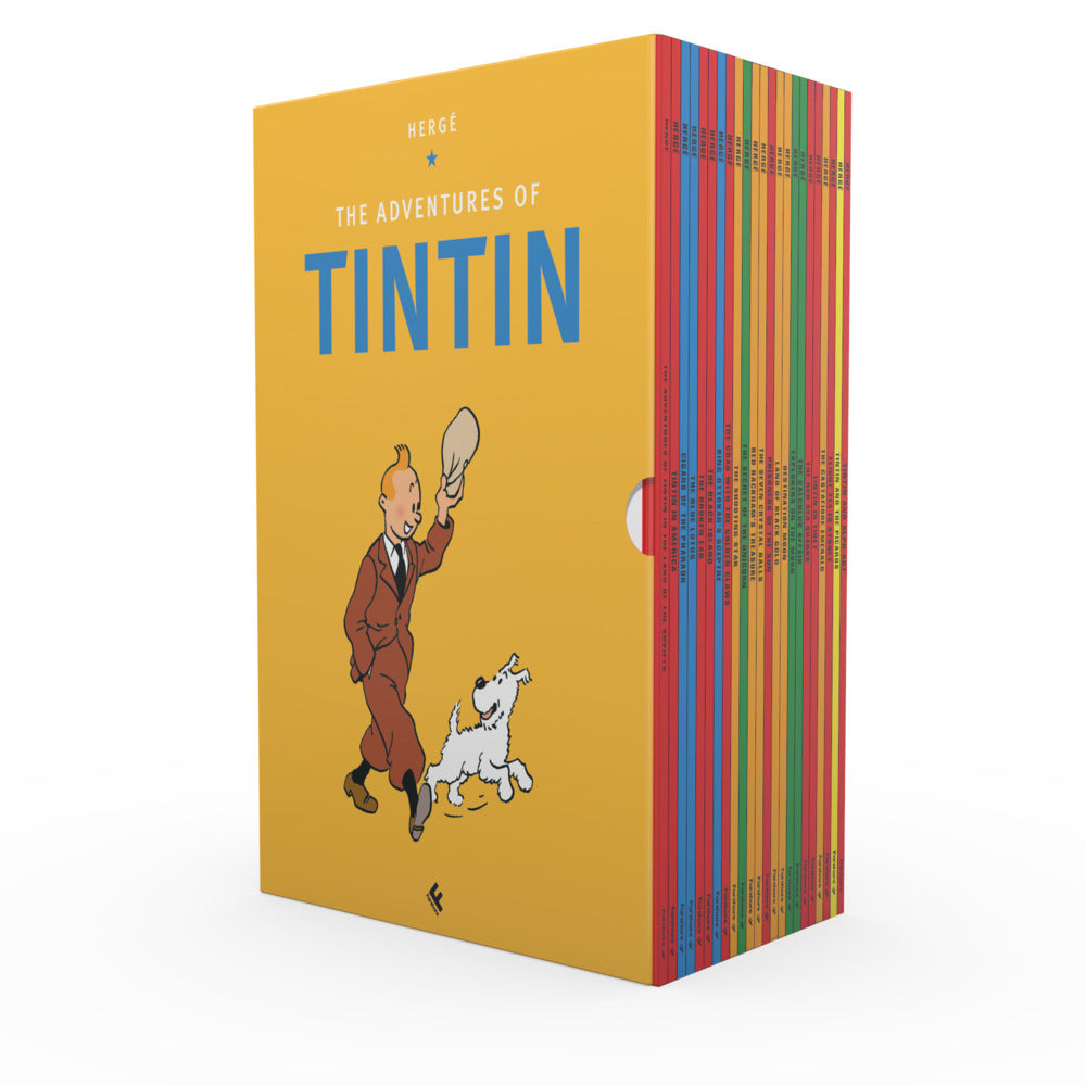 Tintin Paperback Collection: 23 Book Box-Set (Hergé)