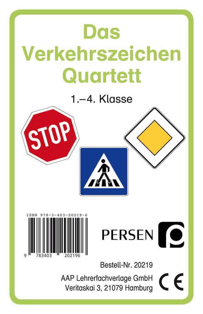Das Verkehrszeichen-Quartett, Kartenspiel (Bernd Wehren)