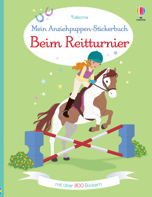 Mein Anziehpuppen-Stickerbuch: Beim Reitturnier (Lucy Bowman)