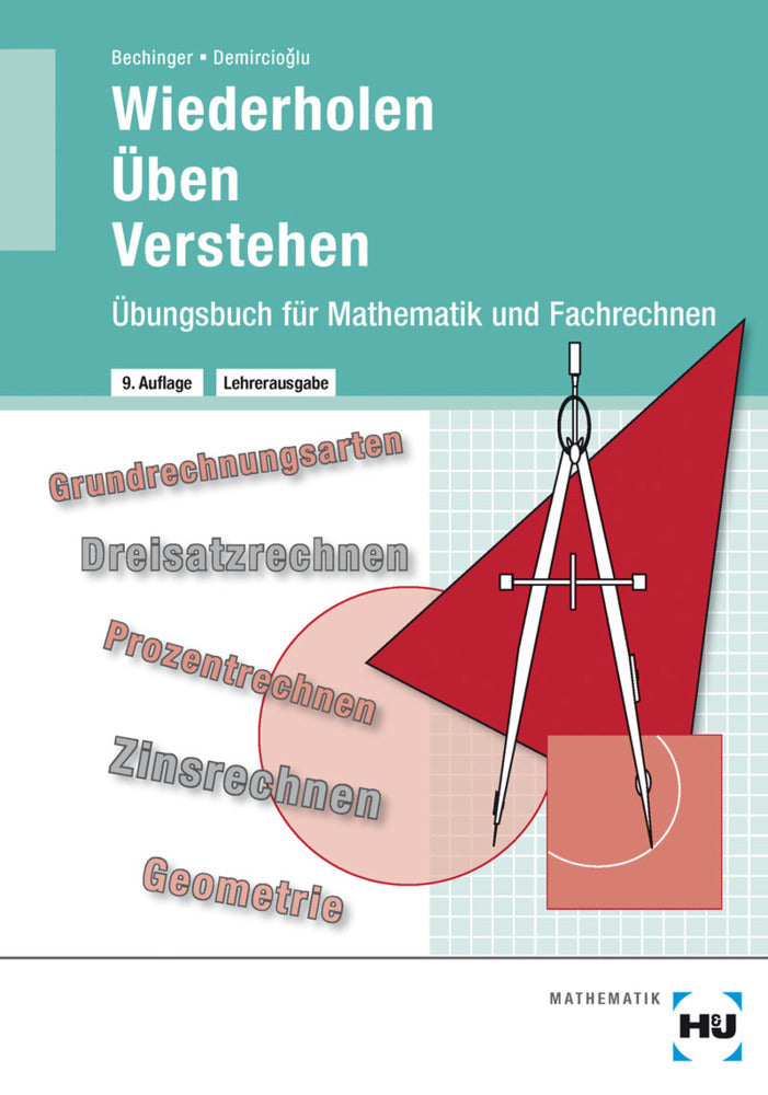 Übungsbuch mit eingetragenen Lösungen Wiederholen - Üben - Verstehen (Ulf Bechinger)