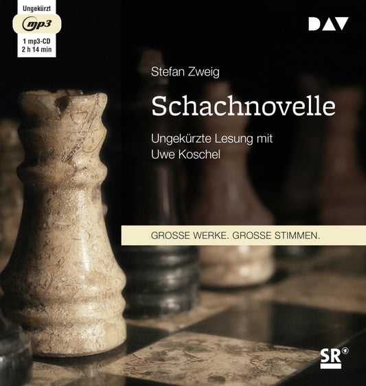 Schachnovelle, 1 Audio-CD, 1 MP3 (Stefan Zweig)