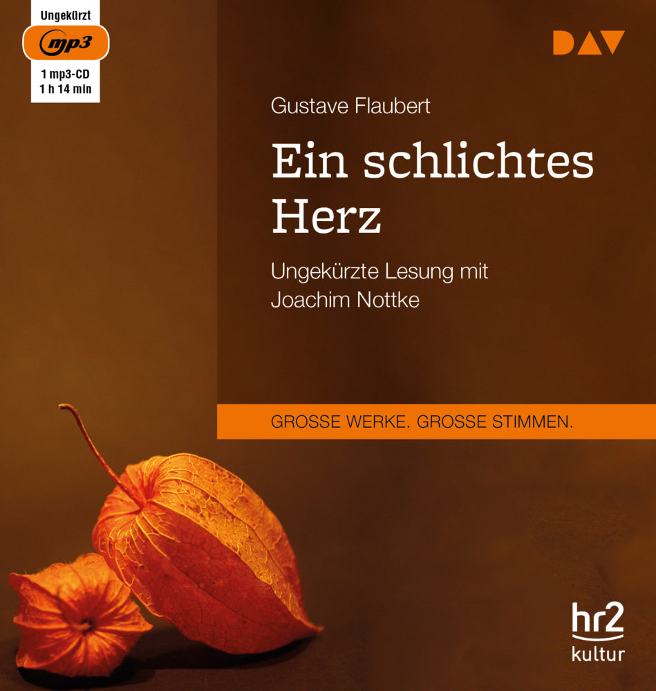 Ein schlichtes Herz, 1 Audio-CD, 1 MP3 (Gustave Flaubert)