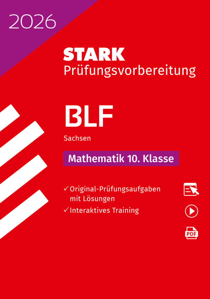 STARK Mathematik 10. Klasse - BLF Gymnasium 2026 Sachsen - Prüfungsvorbereitung, m. 1 Buch, m. 1 Beilage