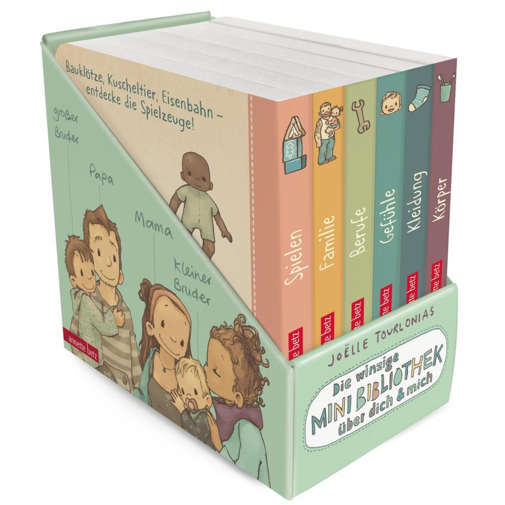 Die winzige Mini-Bibliothek über dich & mich (Die Mini-Bibliothek der Wörter) (Joëlle Tourlonias)