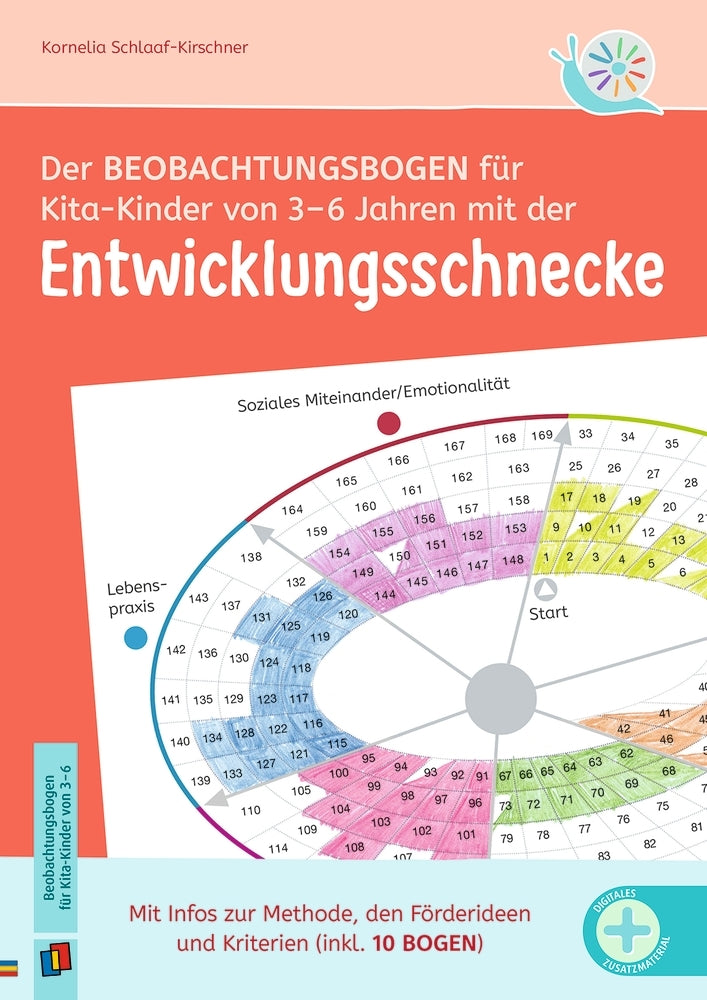 Der Beobachtungsbogen für Kita-Kinder von 3-6 Jahren mit der Entwicklungsschnecke (Kornelia Schlaaf-Kirschner)