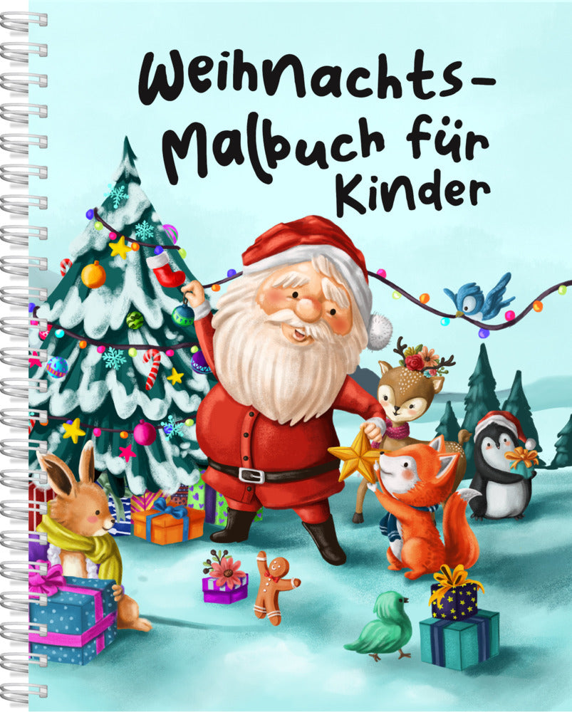 Weihnachts-Malbuch für Kinder (Topulo-Verlag)