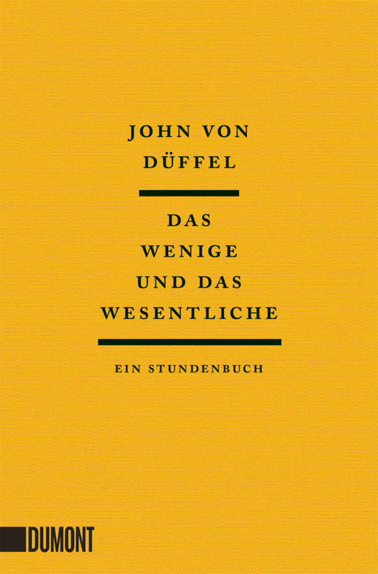 Das Wenige und das Wesentliche (John Düffel)