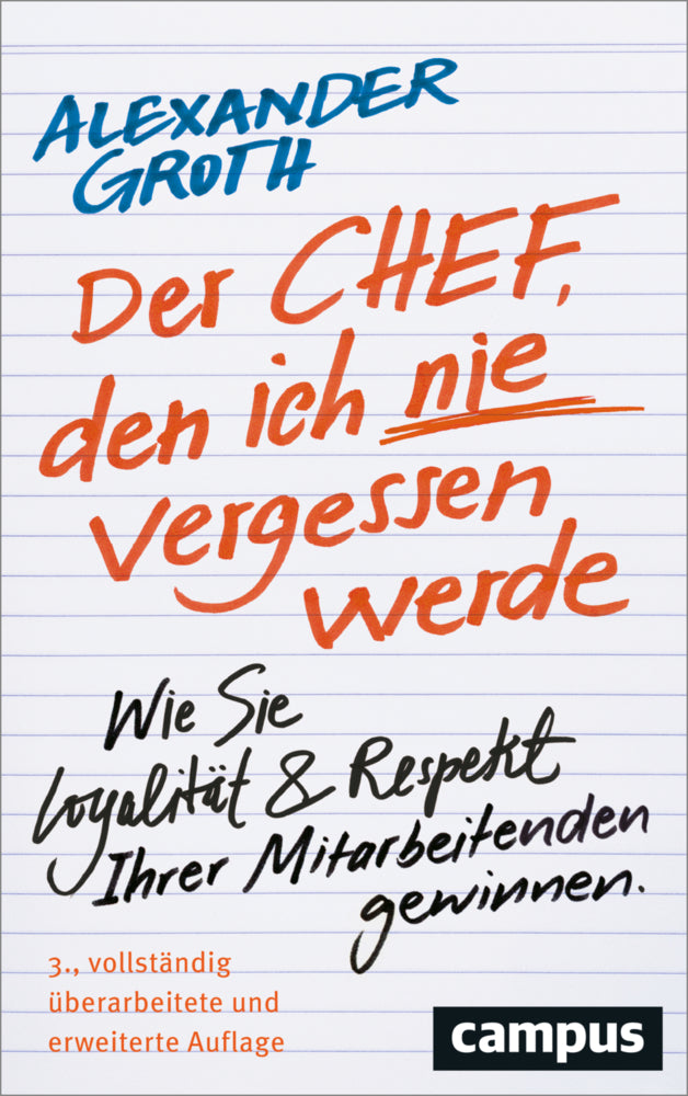 Der Chef, den ich nie vergessen werde (Alexander Groth)