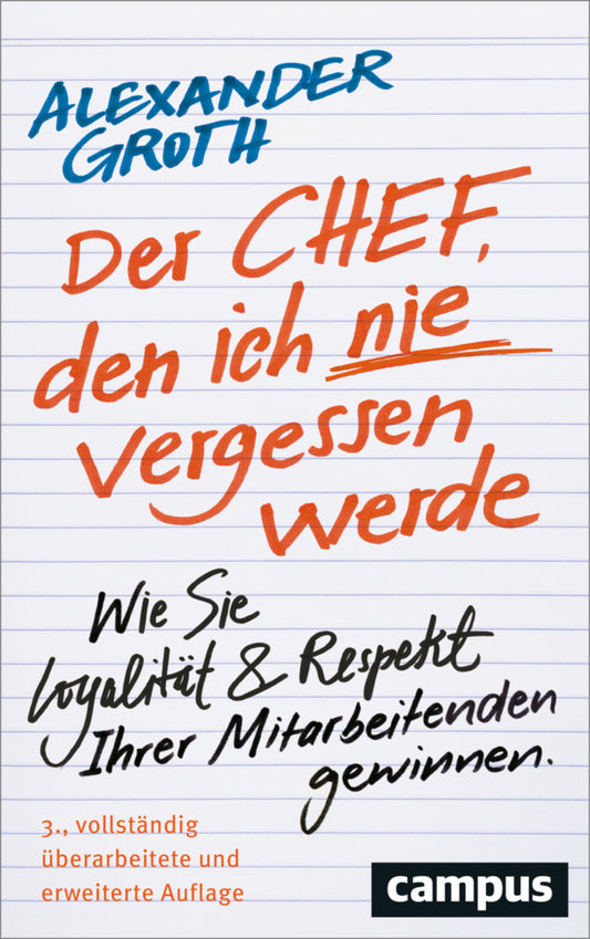 Der Chef, den ich nie vergessen werde (Alexander Groth)