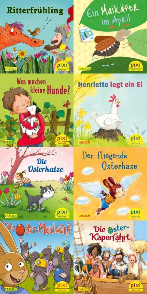 Pixi-8er-Set 308: Pixi liebt den Frühling (8x1 Exemplar), 8 Teile (Diverse)