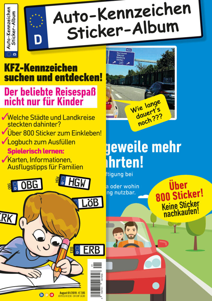 Auto-Kennzeichen Sticker-Album (Philipp Gesierich)