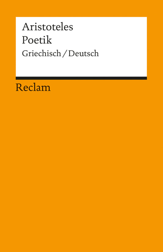 Poetik. Griechisch/Deutsch (Aristoteles)