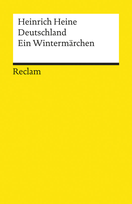 Deutschland. Ein Wintermärchen (Heinrich Heine)