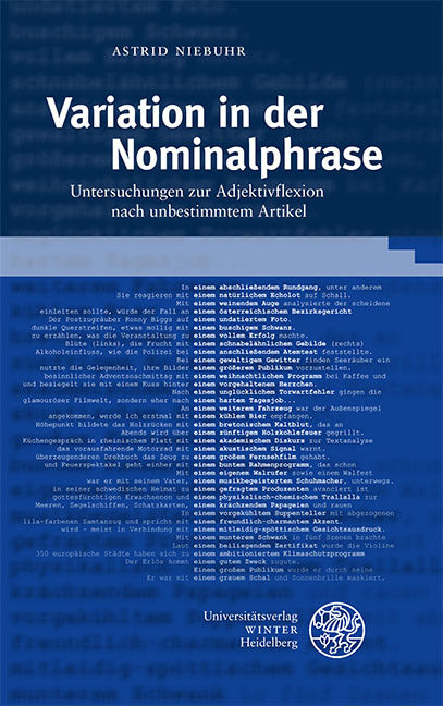 Variation in der Nominalphrase (Astrid Niebuhr)