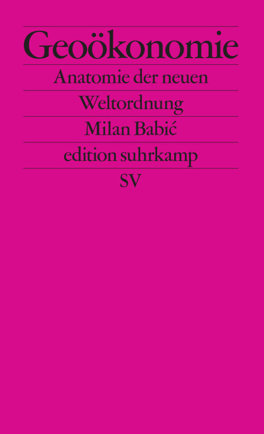 Geoökonomie (Milan Babic)