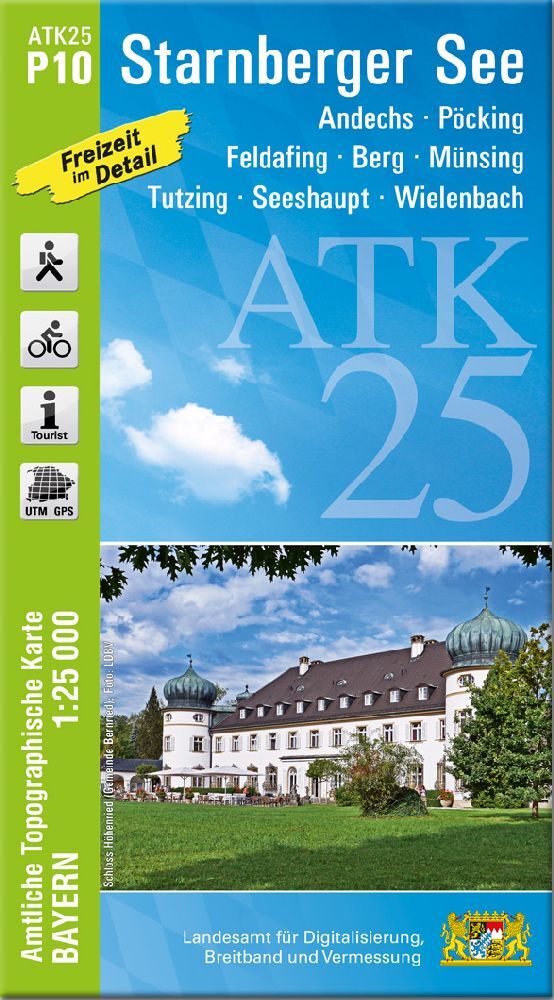ATK25-P10 Starnberger See (Amtliche Topographische Karte 1:25000) (Breitband Und Vermessung, Bayern Landesamt Für Digitalisierung)
