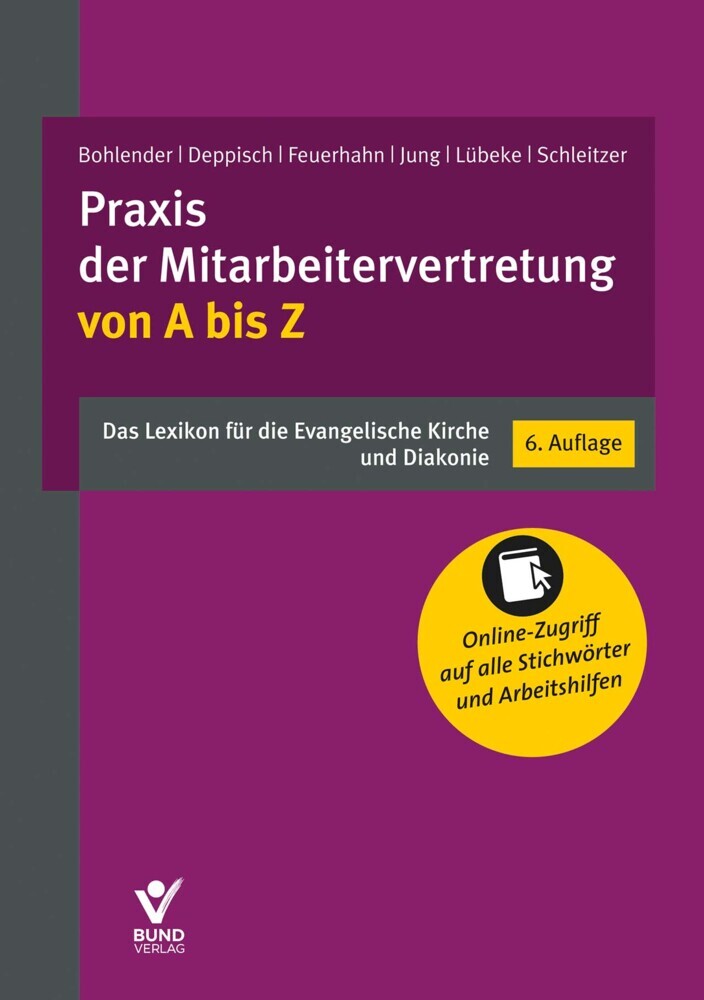 Praxis der Mitarbeitervertretung von A bis Z (Tanja Bohlender)