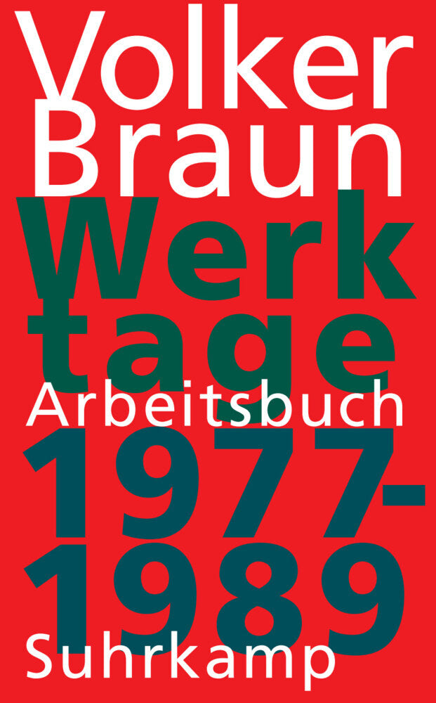 Werktage - Arbeitsbuch 1977-1989 (Volker Braun)