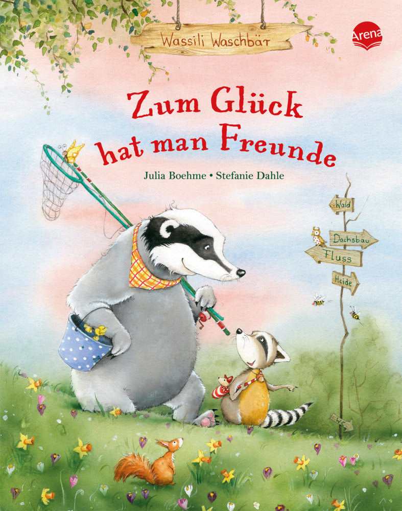 Wassili Waschbär. Zum Glück hat man Freunde (Julia Boehme)
