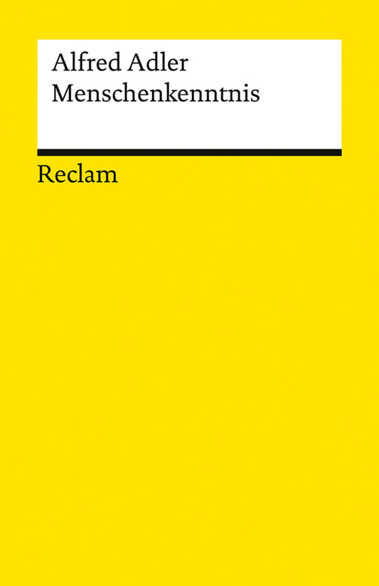 Menschenkenntnis (Alfred Adler)